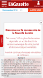 Mobile Screenshot of lanouvellegazette.be